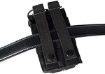 YEZEJUN walkie talkie holder side profile illustrating high elastic rubber sides.