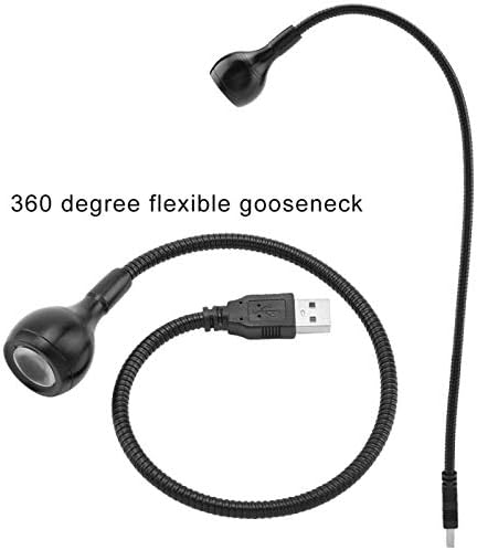Side profile of the lightweight Tyenaza Black B night studying lamp for students