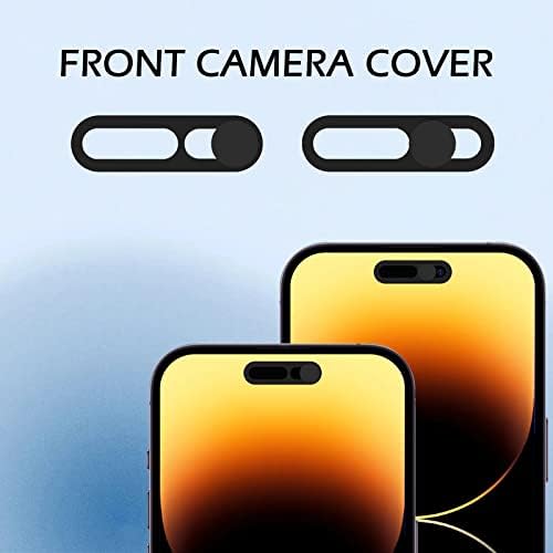 Step by step installation guide illustration for applying the webcam cover securely