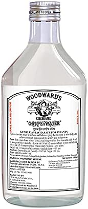 Woodward's Gripe Water alcohol-free label detail