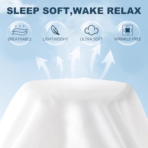 Lavisun white brushed microfiber top sheet showcasing fabric texture up close