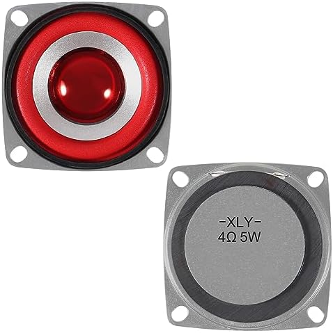 Back view of 4 Ohm 5W loudspeaker showing terminals