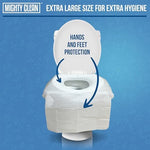 Mighty Clean travel hygiene accessories showing pocket sized packaging for purses