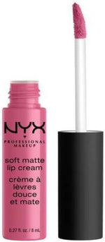 NYX Soft Matte Lip Cream cap and brand logo closeup