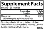250 count Carlson manganese supplement packaging