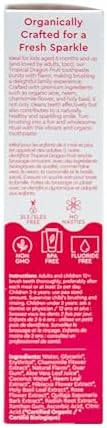 RADIUS dragon fruit toothpaste for children 6 months and up