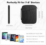 MoKo protective carrying case internal mesh pockets with tablet