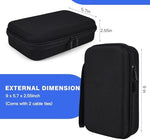 CAAORDKSO waterproof travel accessories case showing water droplets repelling off the durable exterior surface