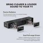 Larksound soundbar mounted on wall under television