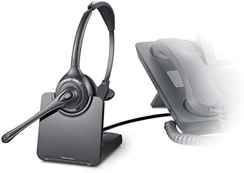 Side profile of Plantronics CS510 monaural office headset with microphone.