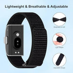 Close up of adjustable hook and loop fastener on Vigamen sport band