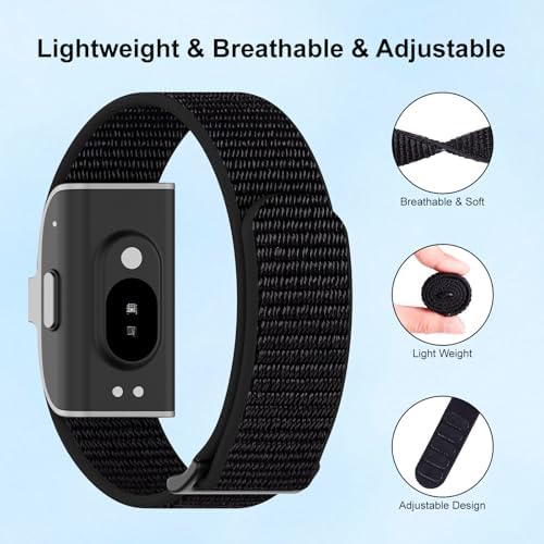 Close up of adjustable hook and loop fastener on Vigamen sport band