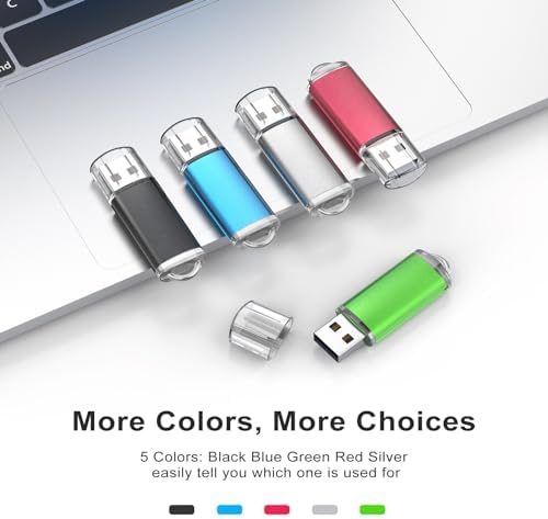 Side view displaying the slim profile dimensions of the 32GB USB storage device.