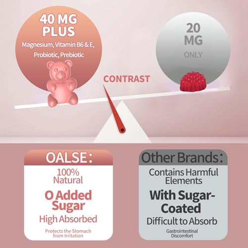 Close up of Oalse vegan menopause relief gummies