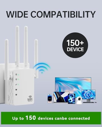 Side view of BREGINE WiFi booster showing Ethernet port
