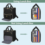 Interior layout of the MATEIN wheeled computer bag showcasing the 15.6 inch laptop sleeve.