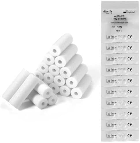 B Rush dental aligner chewies in individual re-sealable pouches