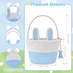 OIASKET infant gift bucket showing the soft texture and durable stitched handle construction.