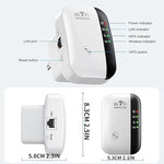 White senri wireless signal booster wall mounted