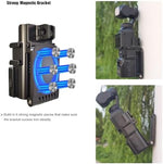 Adjustable body chest harness and head strap mount from Husiway action bundle.