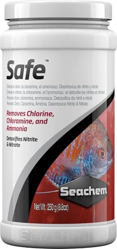 Seachem Safe powder packaging back label details