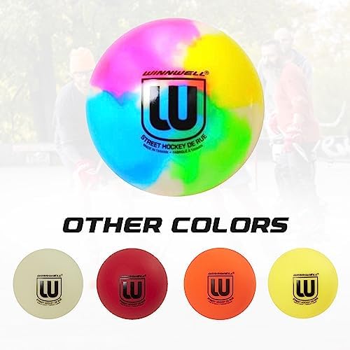 Authentic Winnwell street hockey balls packaging view