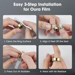 Sylacor clear screen protector skin showcasing sensor clearance and compatibility with polished finishes.