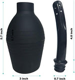 Abyclean vaginal and rectal douche kit components disassembled for washing