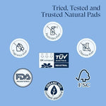 Authentic USA imported organic cotton feminine pads on Dropy India.