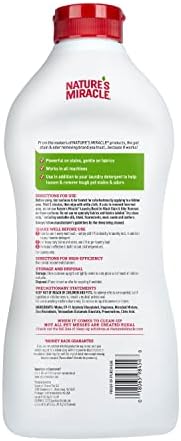 Nature's Miracle pet odor remover liquid for washing machines