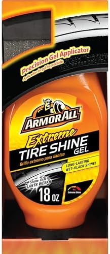 Armor All tire shine gel bottle label detail