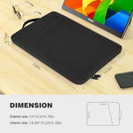 imComor laptop display bag waterproof canvas exterior close up