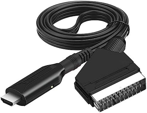 General high-definition converter cable demonstrating connection layout for older CRT televisions.