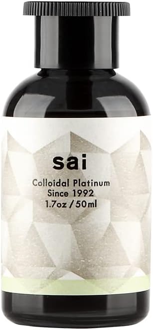 Platinum Vuvu Colloidal Platinum Sai liquid in clear glass