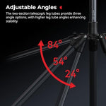 SmallRig studio light stand holding a LED video light