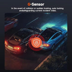 E-YEEGER smart vehicle video recorder showcasing built-in Wi-Fi mobile application connection interface