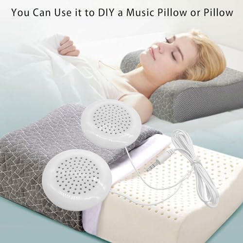 Flylin DIY mini portable speaker set showing dual drivers for sleep relaxation