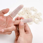Waterproof latex finger sleeves for keeping dressings dry