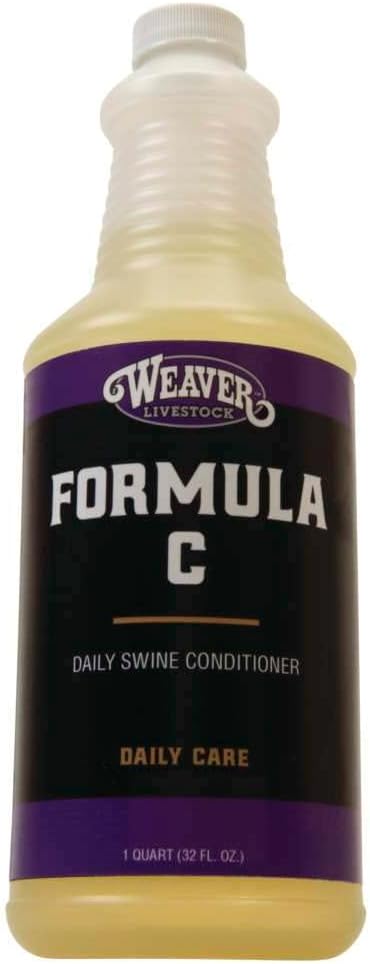 Weaver Livestock Formula C front view bottle show conditioner product
