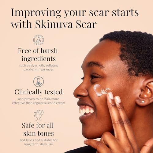 Skinuva® Next Generation Scar Cream - Advanced Scar Cream Formulated with Growth Factors (1 oz) - Image 3