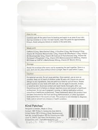 Kind Patches Energy Patches Extra Strong lifestyle application