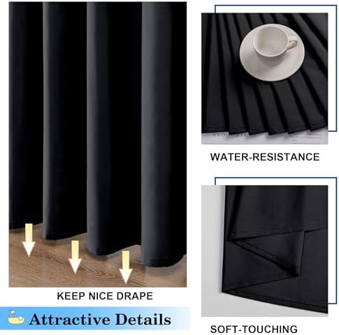 Opaque light filtering privacy fabric curtain inside modern apartment restroom