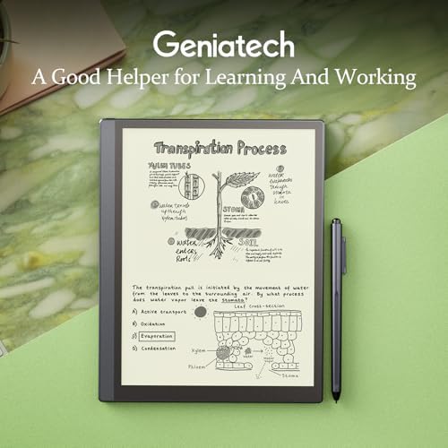 Geniatech Kloudnote Slim ePaper tablet side profile showing 5.3mm thickness