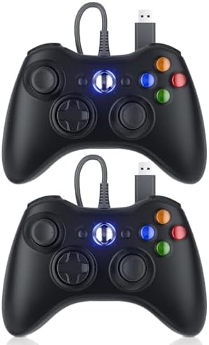 Dinosoo wired game controller with 10 foot cable