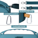 Peyyargo portable speaker cover bundle showing the detachable quick release shoulder strap extended