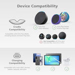 Packaging layout of the imported Mission Cables smart speaker light stand highlighting the authentic retail box design.