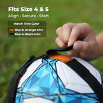 Xerceo solo soccer trainer handle mode attachment being used for manual resistance and upper body coordination training.