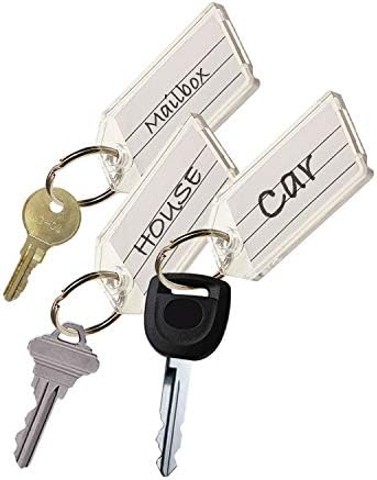 Lucky Line key tag attached to multiple keys