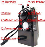 Crevent personal safety alarm with SOS LED light