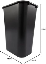 Rubbermaid FG295700BLA Wastebasket Large 41 Qt Black - Image 6